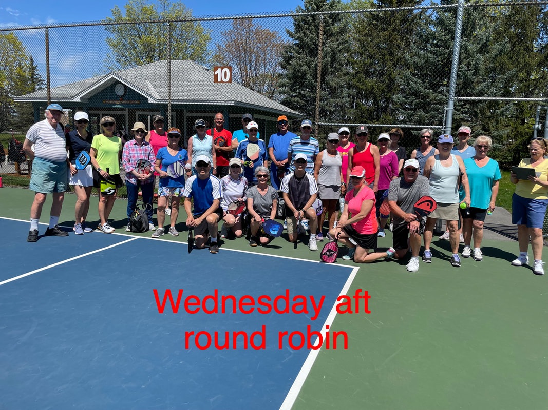 Wednesday afternoon round robin players, May 2022